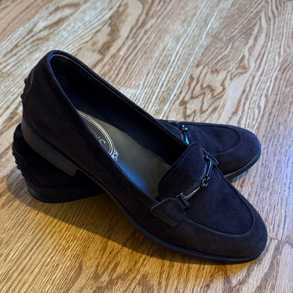Tod's Rich Brown Suede Loafers
